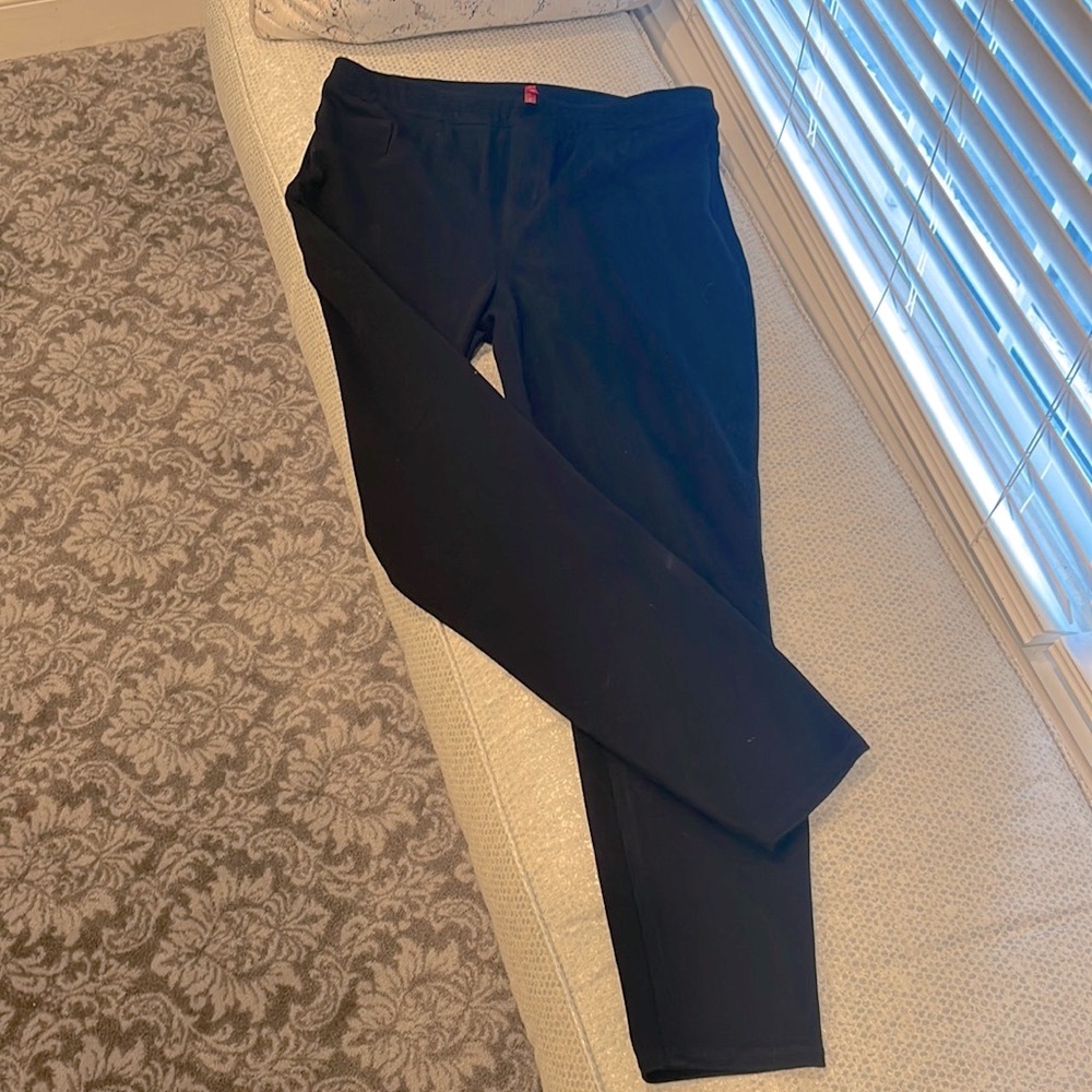 Spanx Jean-ish black jeggings size large